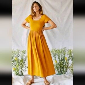 Christy Dawn Scarlet Gauze Maxi Dress Marigold Women's Petite XL